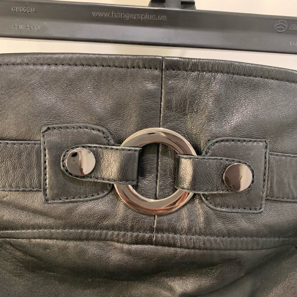 Carlisle 100% Leather Skirt - Picture 2 of 6